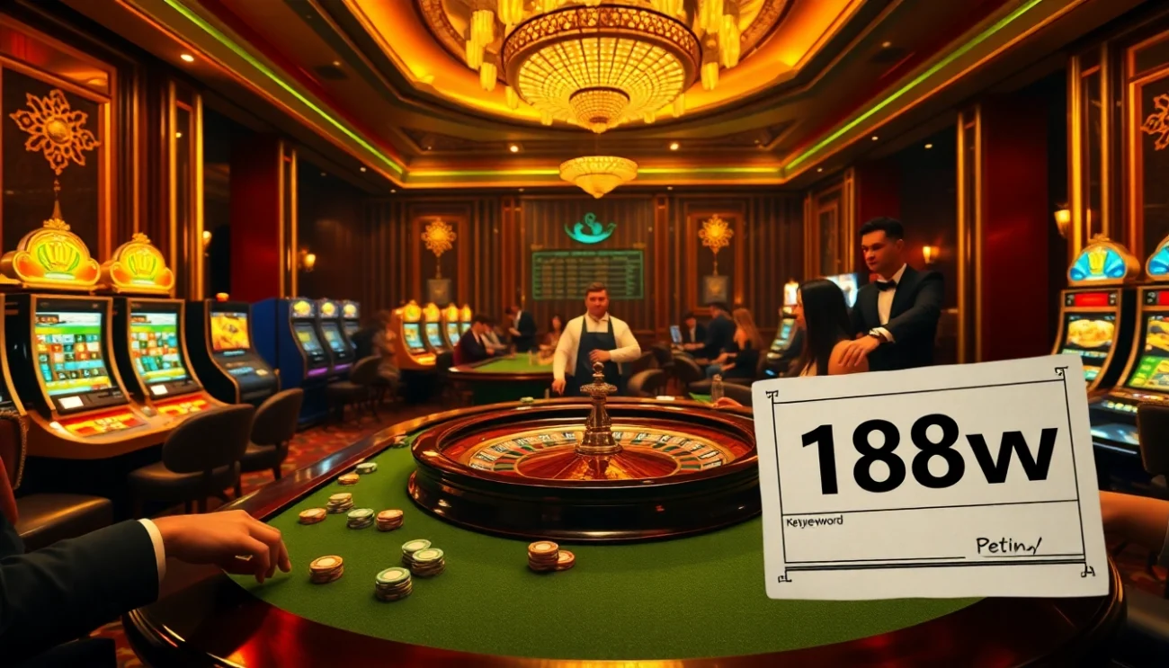 Experience thrilling gameplay at 188w casino with players winning at roulette tables.